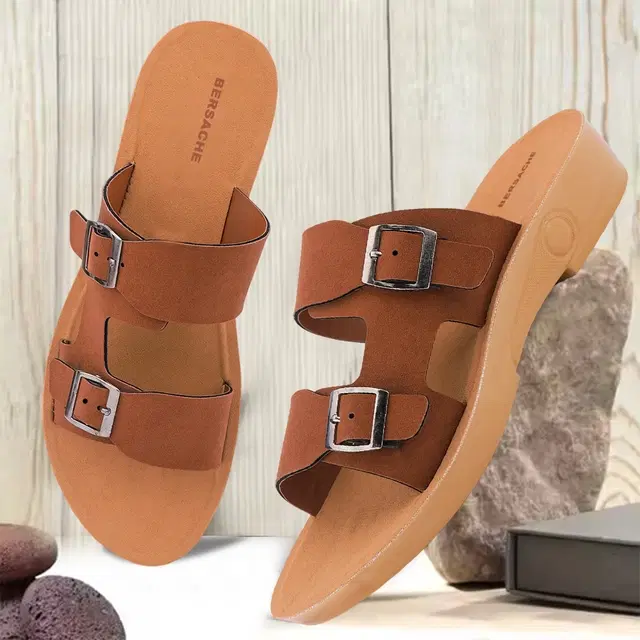 Flats For Women, Brown (7)