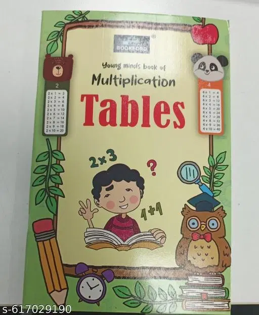 Young Minds Multiplication Tables Book – Math Learning for Kids