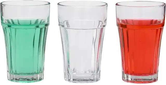 Liquor cum Cocktail Glasses, Transparent, 150 ml, Pack of 3
