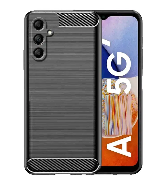 Rubber Mobile Back Cover for Samsung Galaxy A17 5G (Black)