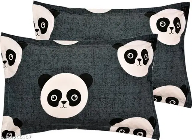 Cotton Pillow Covers, Multicolor, 17x27 inches, Pack of 2