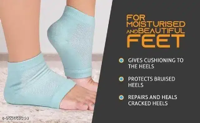 Moisturizing Silicon Gel Socks, Assorted