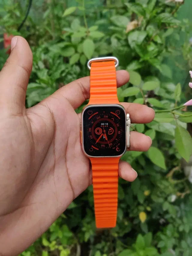 Silicone T800 Ultra Smartwatch, Orange