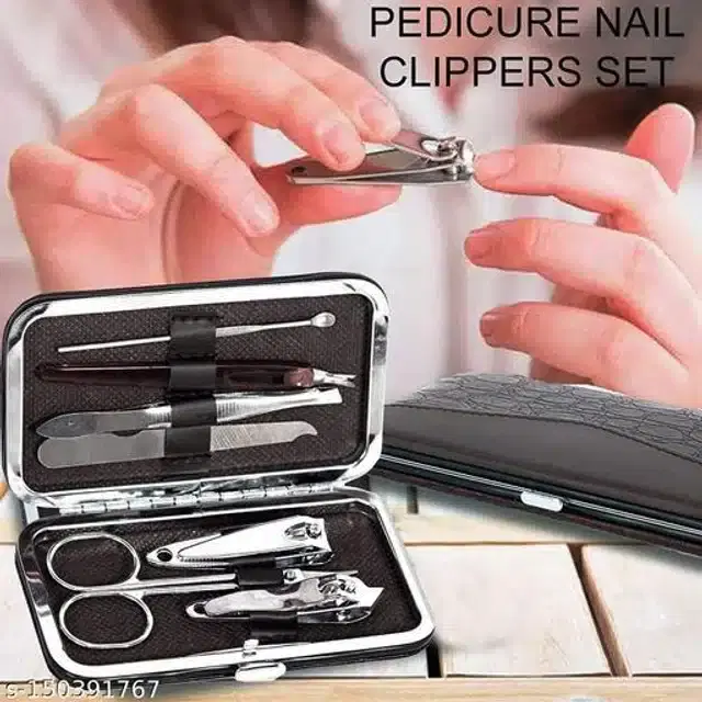 Stainless Steel Manicure Kits, Silver