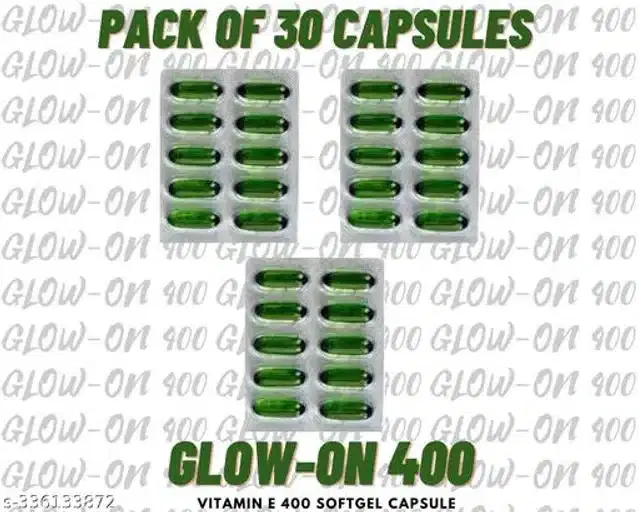 Vitamin E 400 Softgel Capsules, Pack of 30
