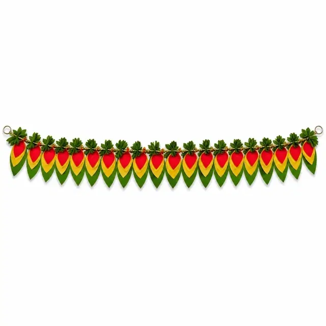 Traditional Multi-Layer Mango Leaf Door Toran Bandhanwar