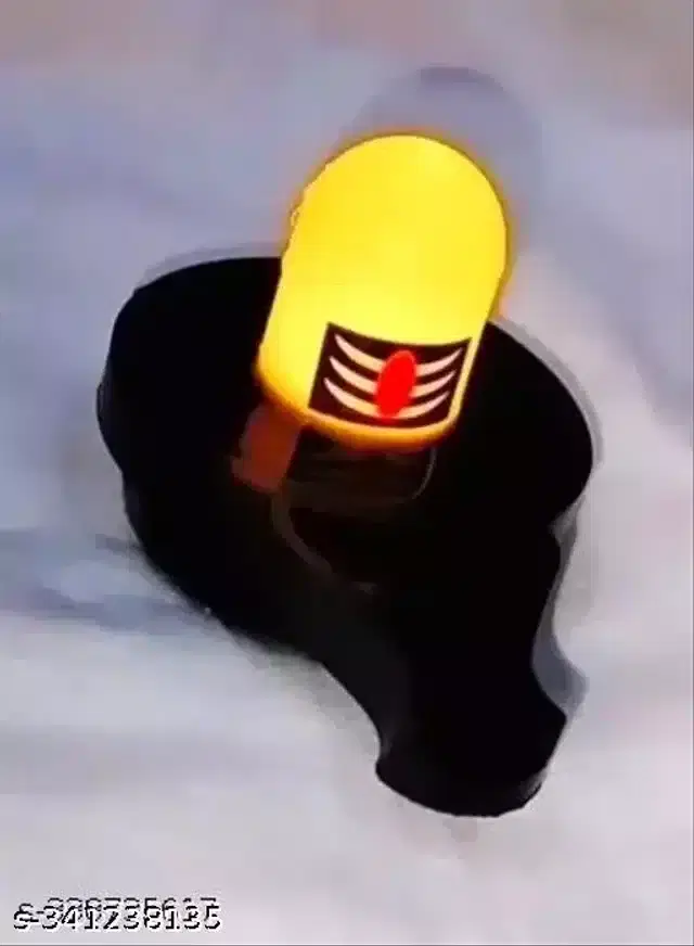 Shivling LED Light for Festive Decoration, Black
