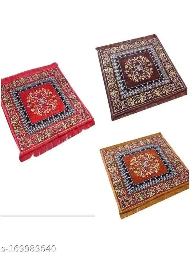 Prayer Mats, Multicolor, 20x19x0.5 inches, Pack of 3