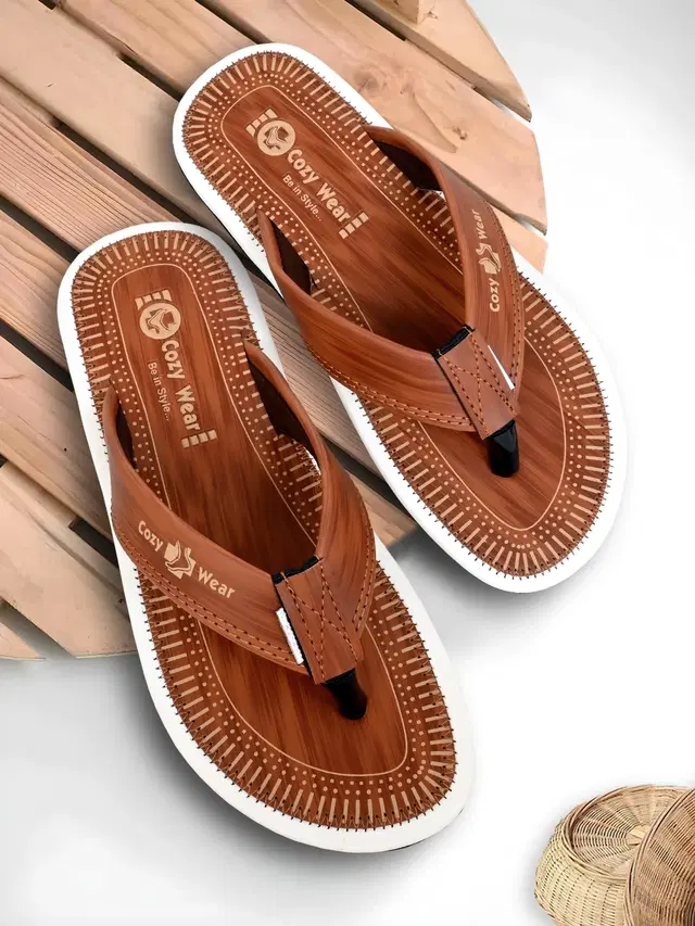 Flipflops for Men (Rust, 6)