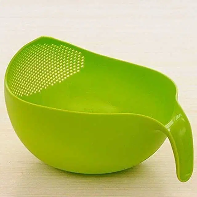 Pinak Plastic High Quality Rice Bowl With Handle, Multicolor, PS-57