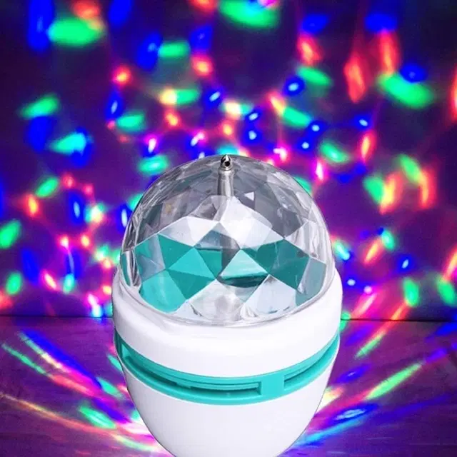 Immutable Rotatable LED Crystal Bulb, Multicolor
