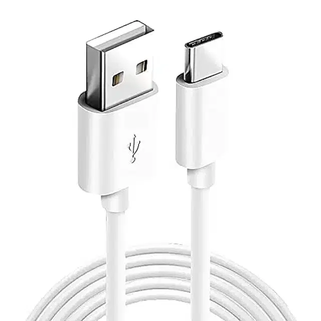 Type C Charging Cable, White, 1 m
