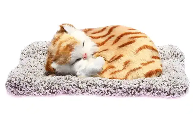 Sleeping Cat for Car Dashboard & Home Decor, Multicolor