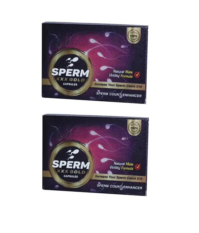 Dr Chopra Sperm XXX Gold 10 Pcs Capsules, Set of 2