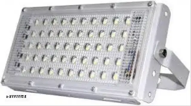 Remote Control Flood Light, White, 50 W