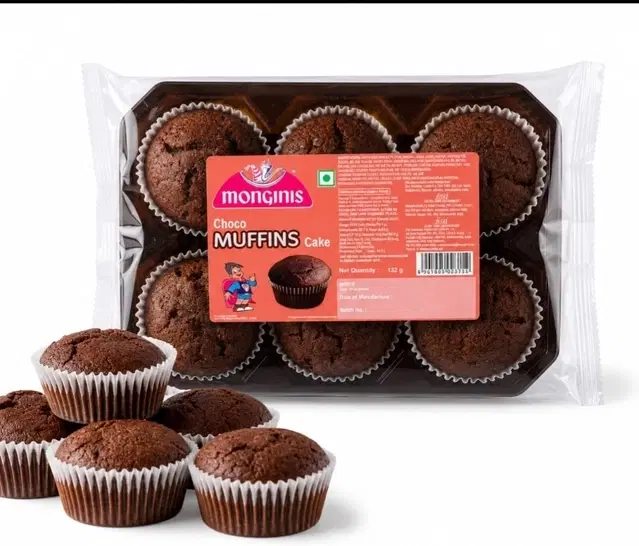 Monginis Chocolate Muffins (6 Pc) 180 g