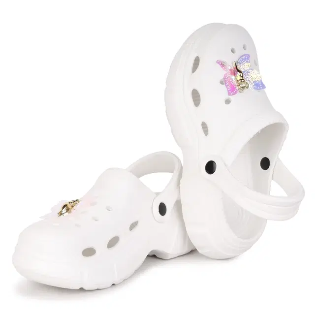 Clogs for Women (White, 5)