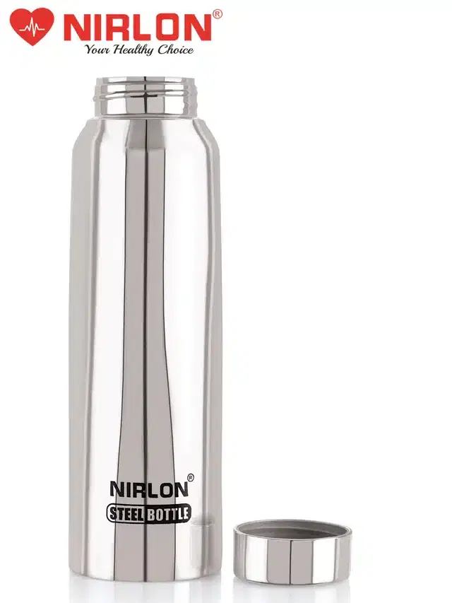 Stainless Steel Water Bottle, Silver, 1000 ml
