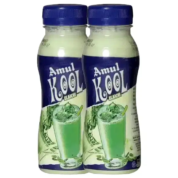 Amul Kool Elaichi Flavoured Milk 180 ml (Set Of 2)