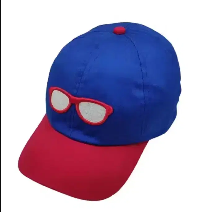 Embroidered Cotton Baseball Cap for Boys & Girls ,Red & Blue (Free Size)