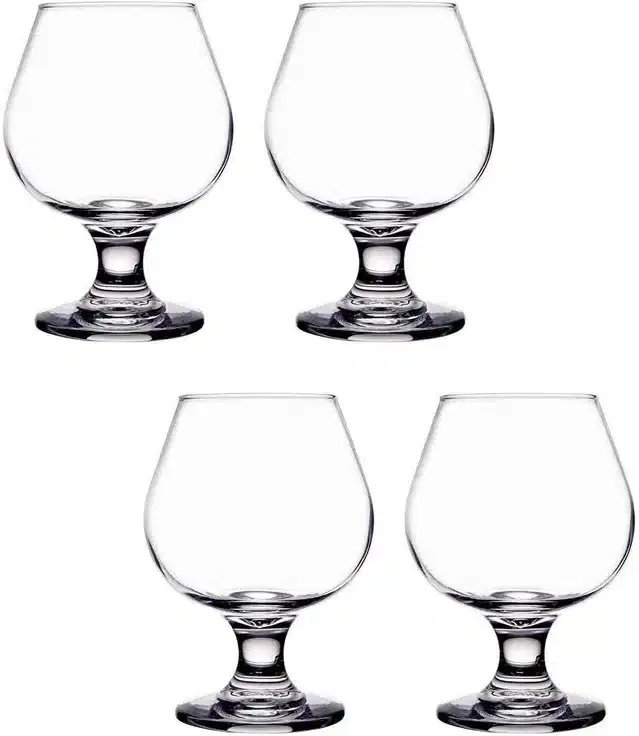 Liquor cum Cocktail Glasses, Transparent, 300 ml, Pack of 4
