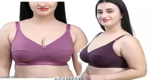 Non Padded Full Coverage Bra for Women, Pack of 2 (Multicolor, 34B)