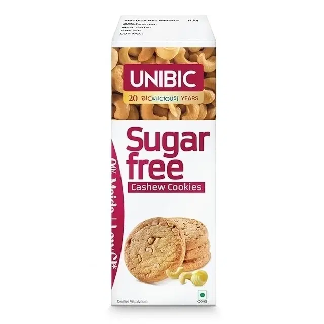 Unibic Sugar Free Cashew Cookies 67.5 g