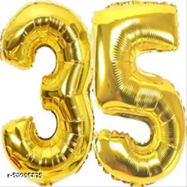 Number Foil Balloon, Assorted, Pack of 1