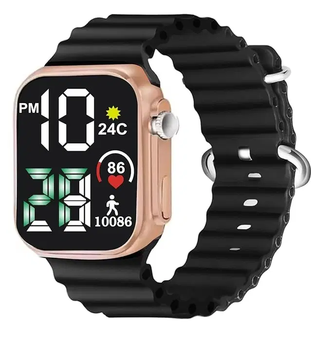 Smartwatch for Men & Women, Black