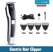 At-538 Professional Rechargeable Trimmer for Men, Black