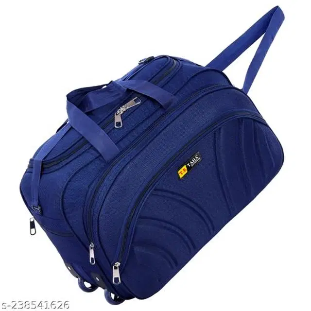 Polyester Duffel Bags, Blue