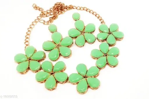 A Unique And Thoughtful Necklace Set for Someone Special, Green