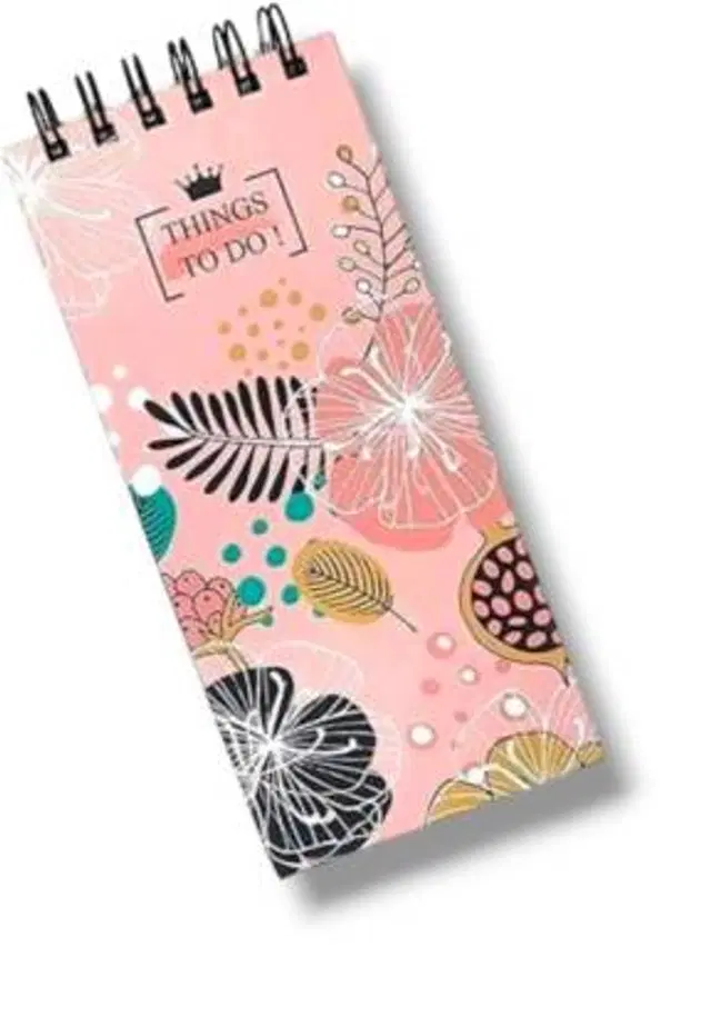 Pocket-Size 130 Pages Daily Detailed Work Planner, Multicolor