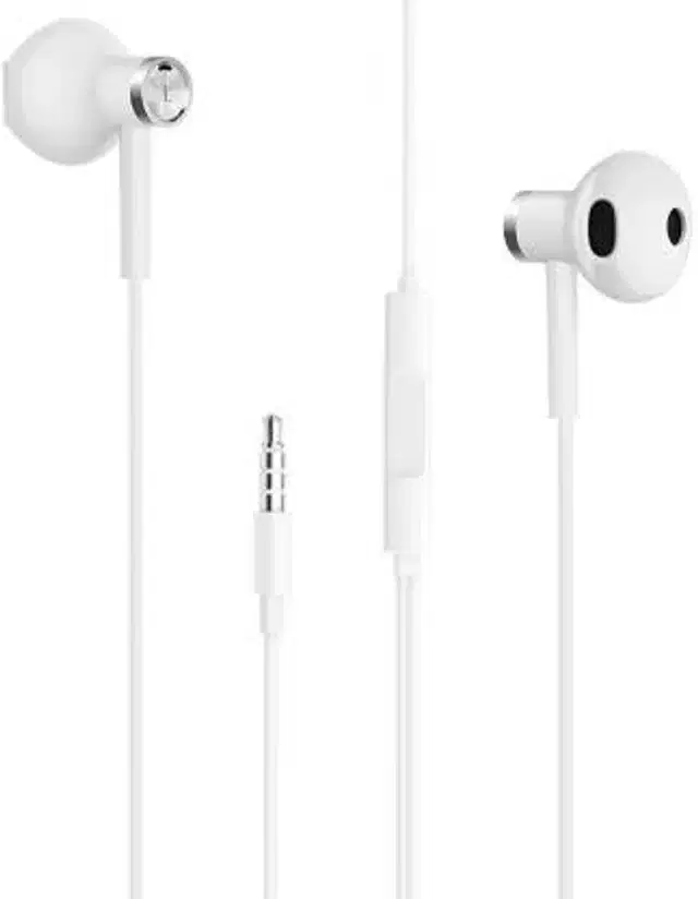 In-Ear 3.5 mm Wired Earphone with Mic, White