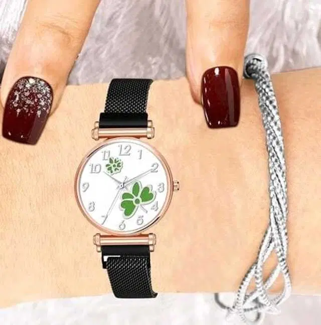 Analog Watch For Womens (Black) (WS-267)