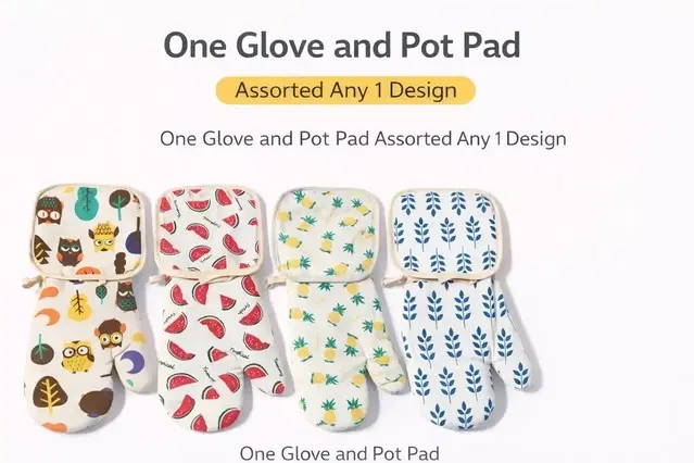 Oven Glove and Pot Pad Assoretd Any 1 Design