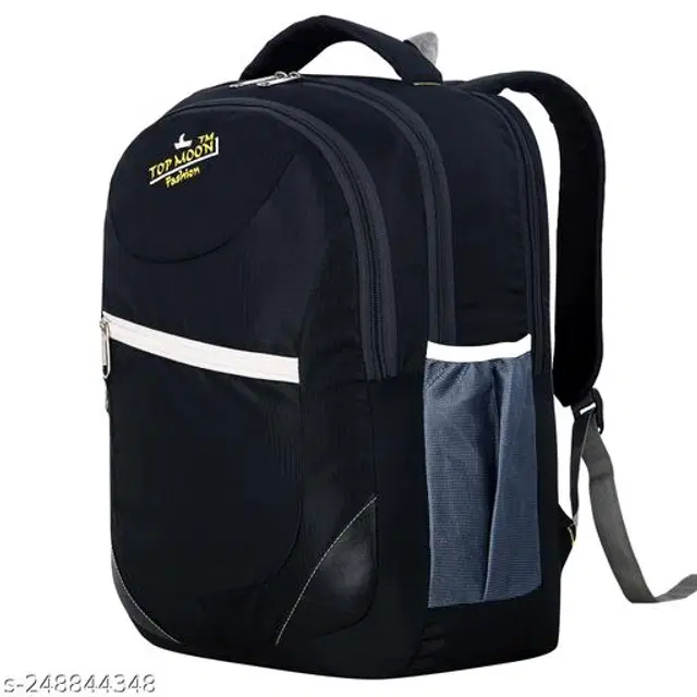 Polyester Backpack for Kids, Black, 35 L