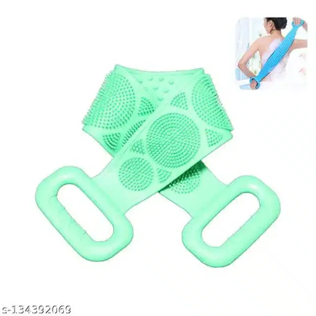 Silicone Body Back Scrubber, Multicolor