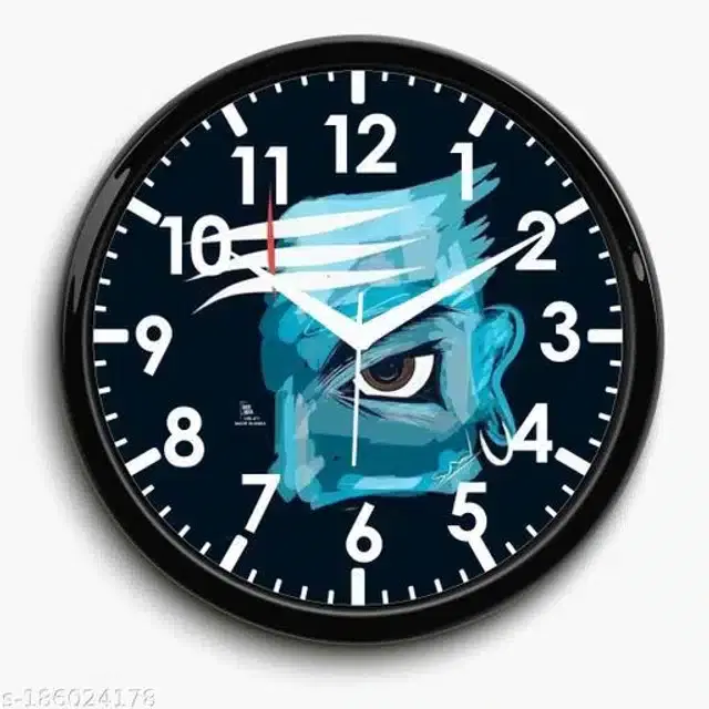 Designer Analog Wall Clock, Multicolor