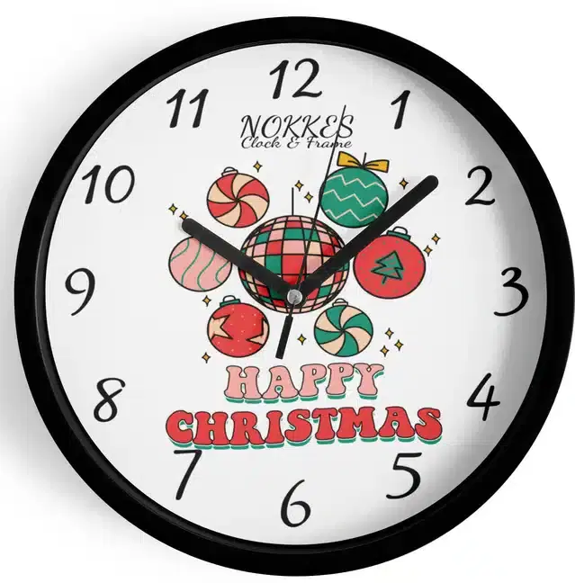 Christmas Analog Watch for Home, Multicolor, 7 Inches