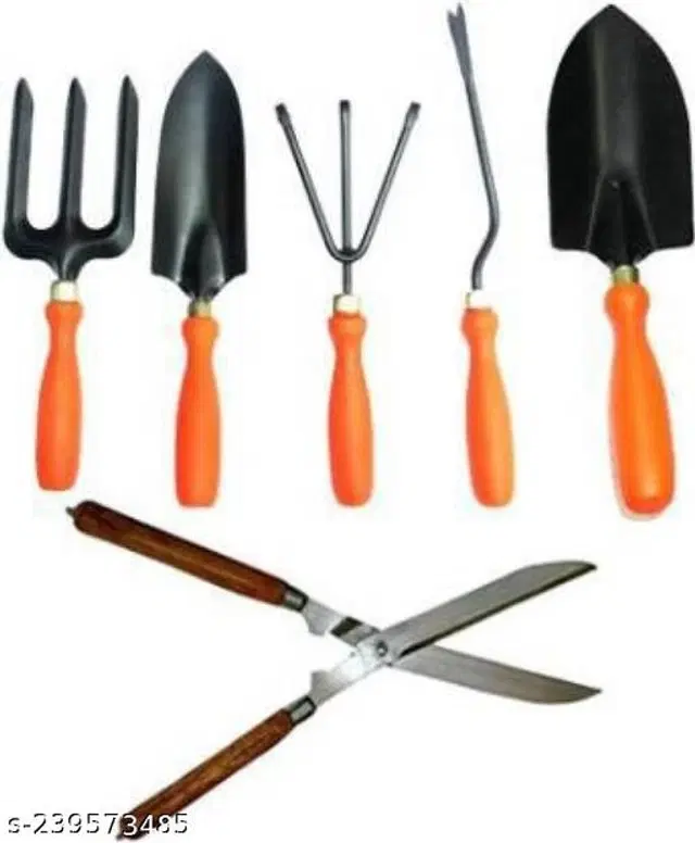 Gardening Tools Set, Multicolor, Set of 6