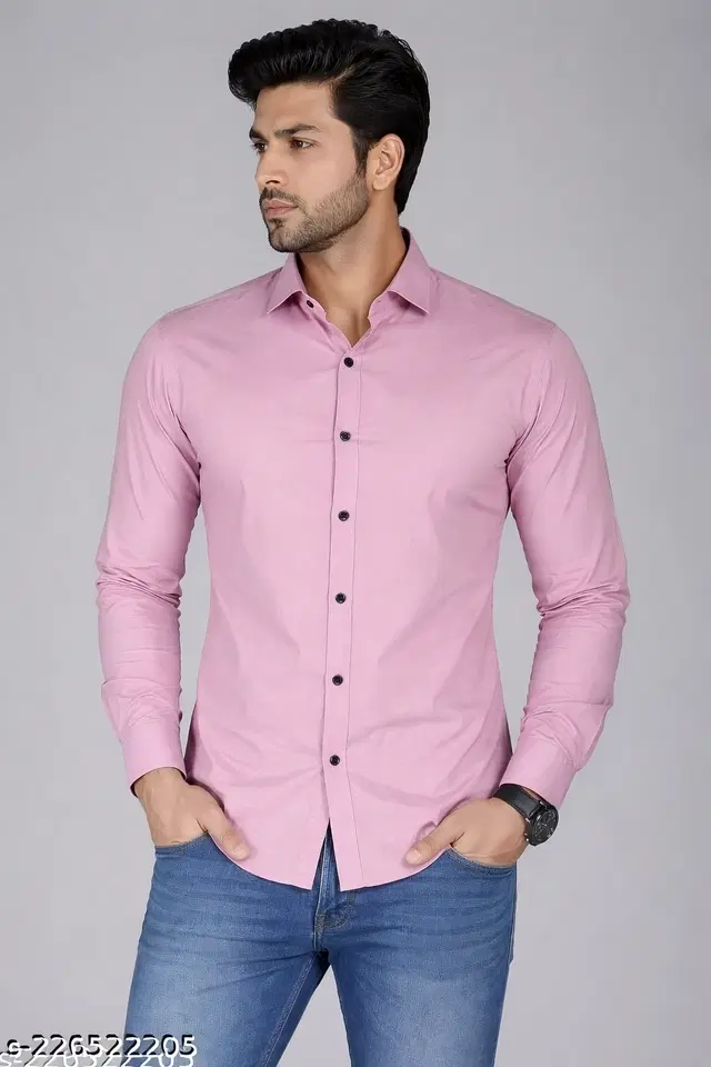 Cotton Blend Casual Shirts for Men (XXL)