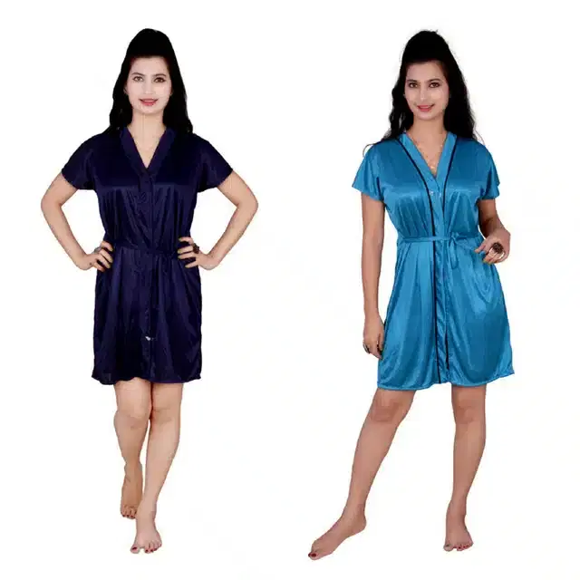 Babydoll for Women, Pack of 2 (Multicolor, Free Size)