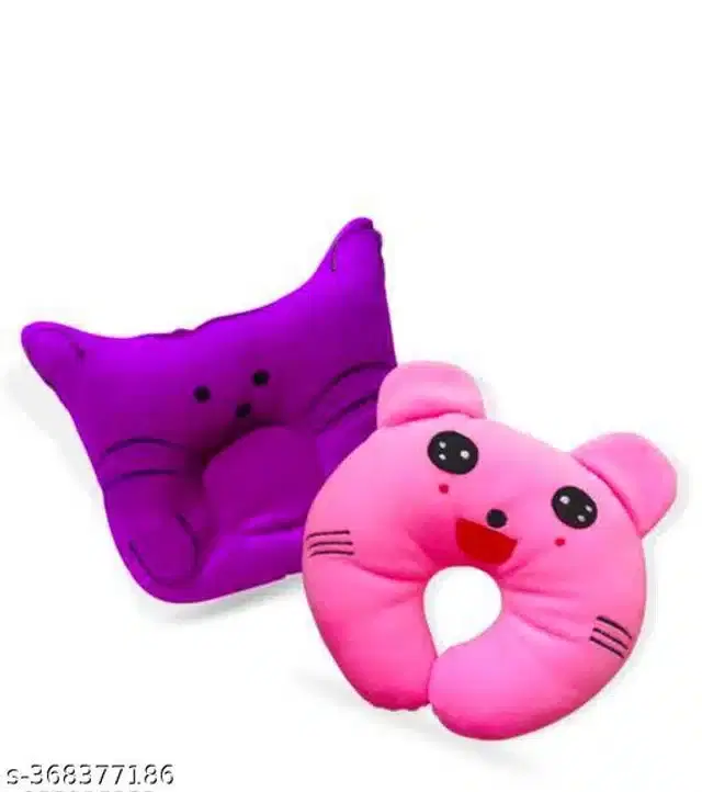 Pillow for Baby, Purple & Pink, Pack of 2