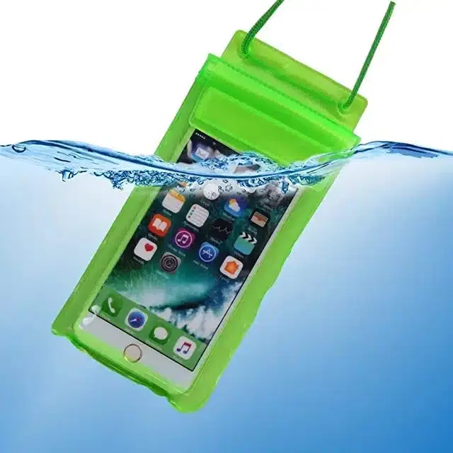 Rain Protection Cover for Mobiles, Green