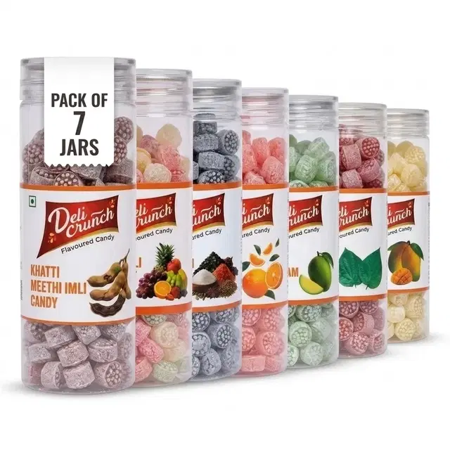 DeliCrunch Assorted Candy Combo Pack 7 × 220 g