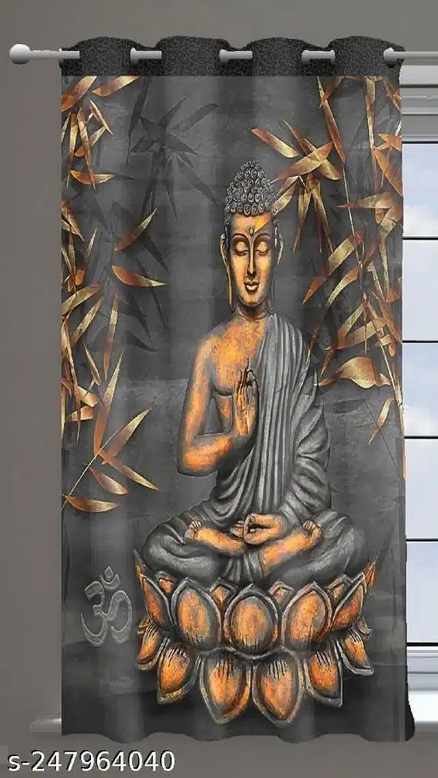 Curtains for Temple, Grey, 5 Feet