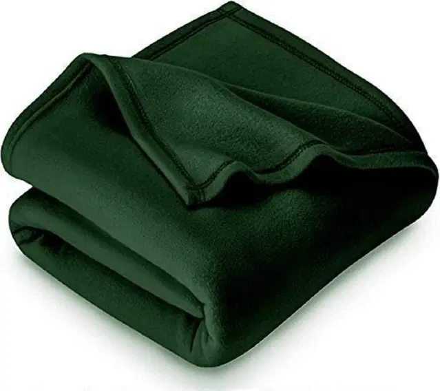 Fleece Blanket, Green, 60x90 Inches