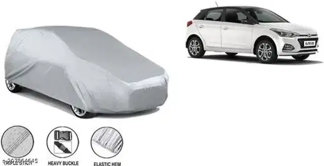 Taffeta Waterproof Car Cover for Hyundai Elite i20, Multicolor
