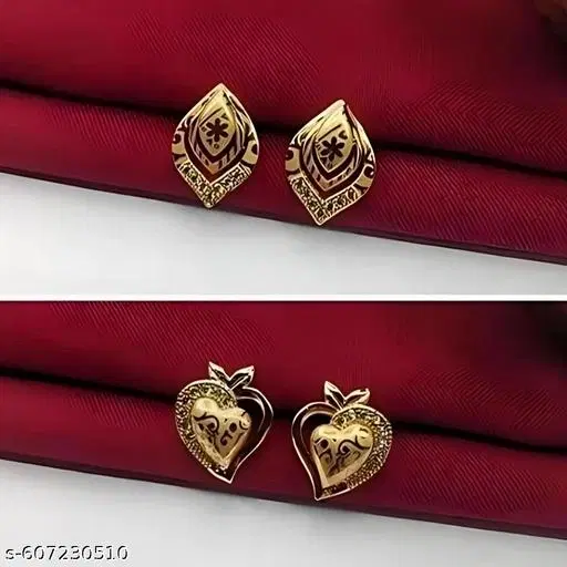 Gold Plated Earrings/Stus